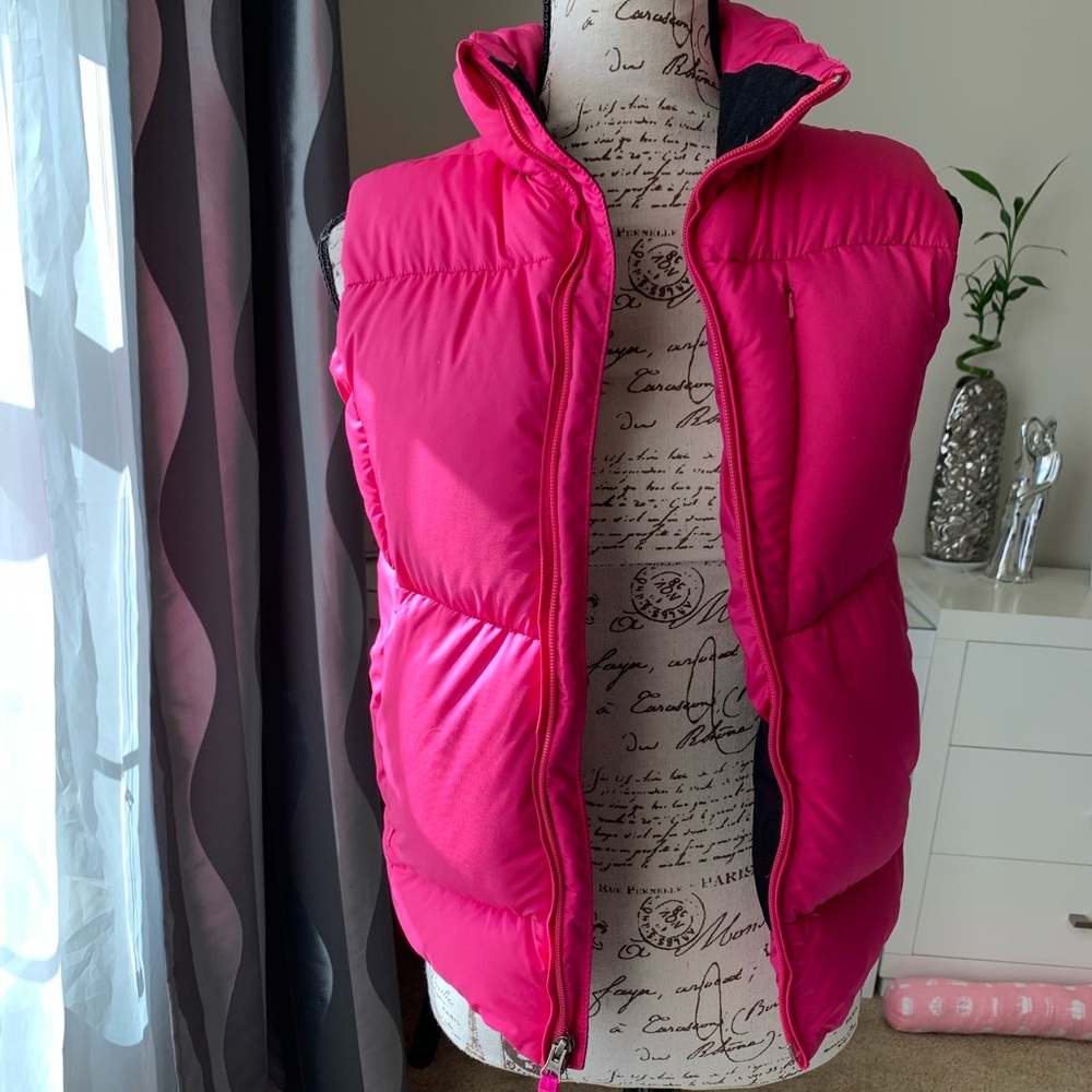 SOLD Ralph Lauren pink Down Filled vest size S